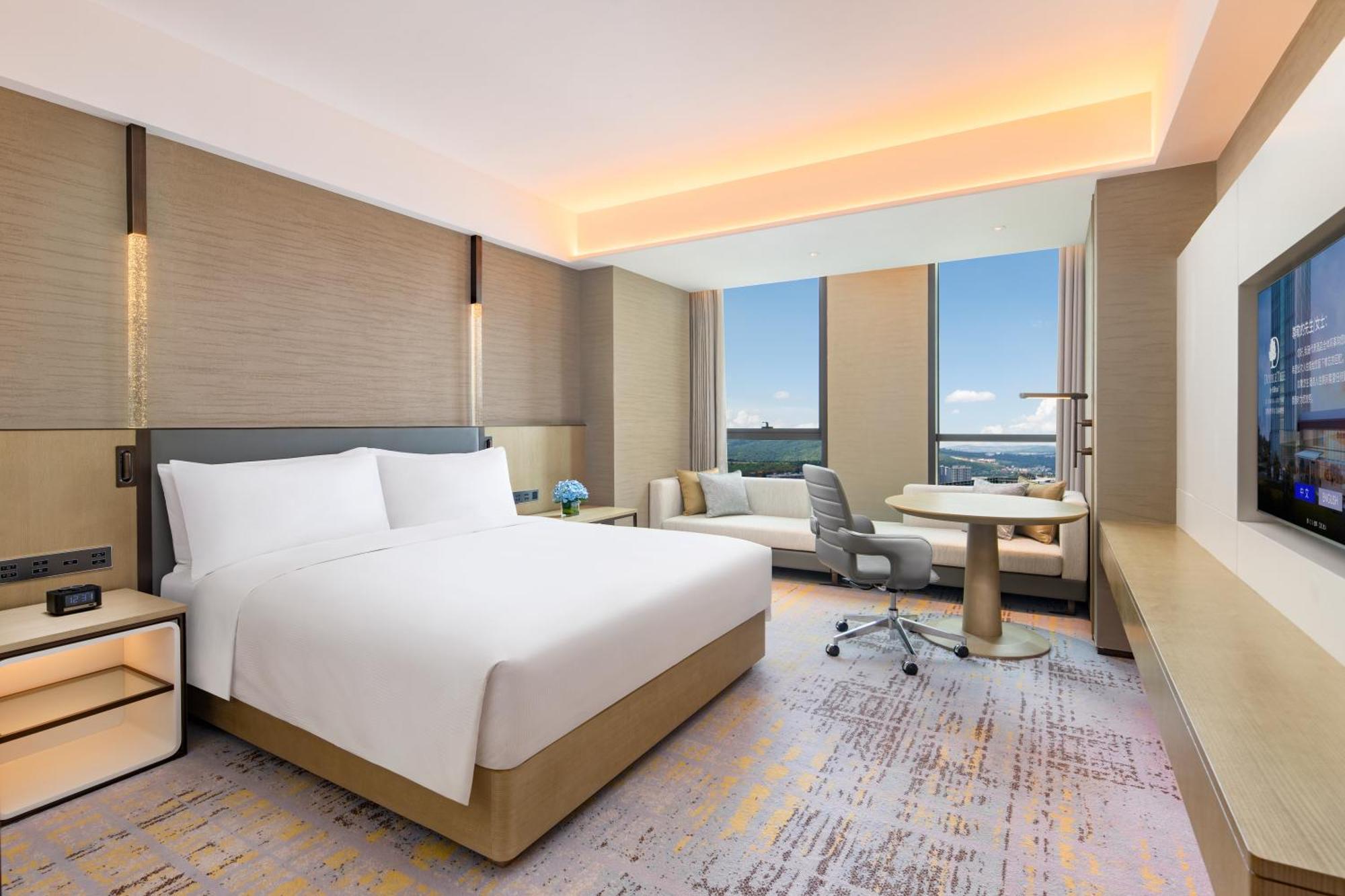 Hotel Doubletree By Hilton Kunming Airport Exterior foto